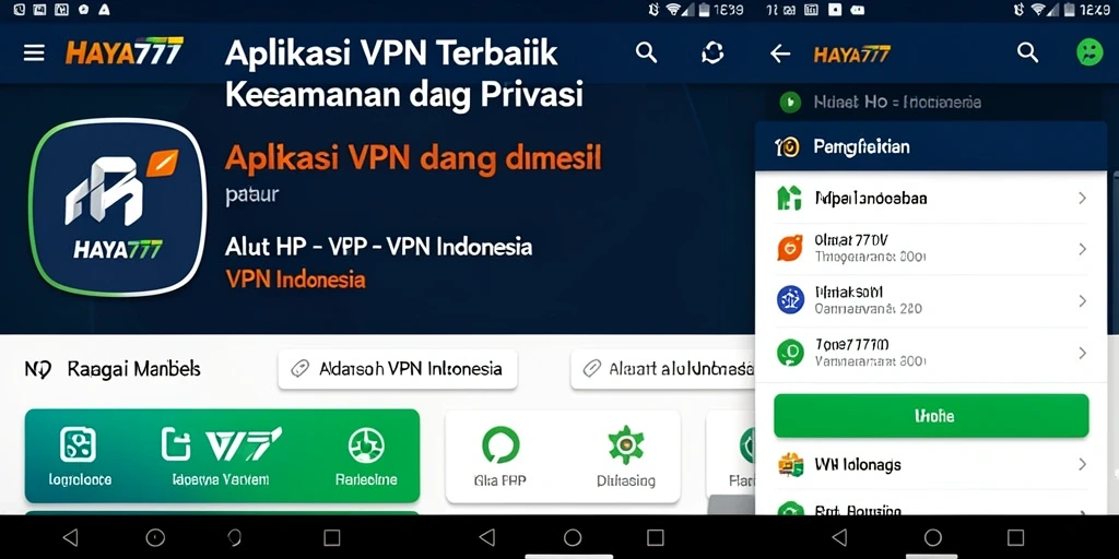 Tampilan antarmuka utama HAYA777 yang sederhana dan intuitif.