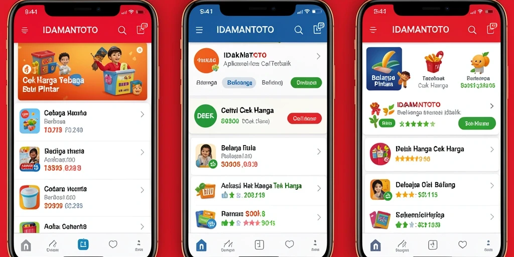 Antarmuka Cek Harga IDAMANTOTO yang menarik dan mudah digunakan.
