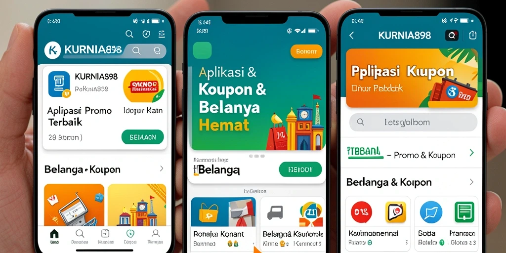 Tampilan antarmuka KURNIA898 untuk Promo & Kupon.
