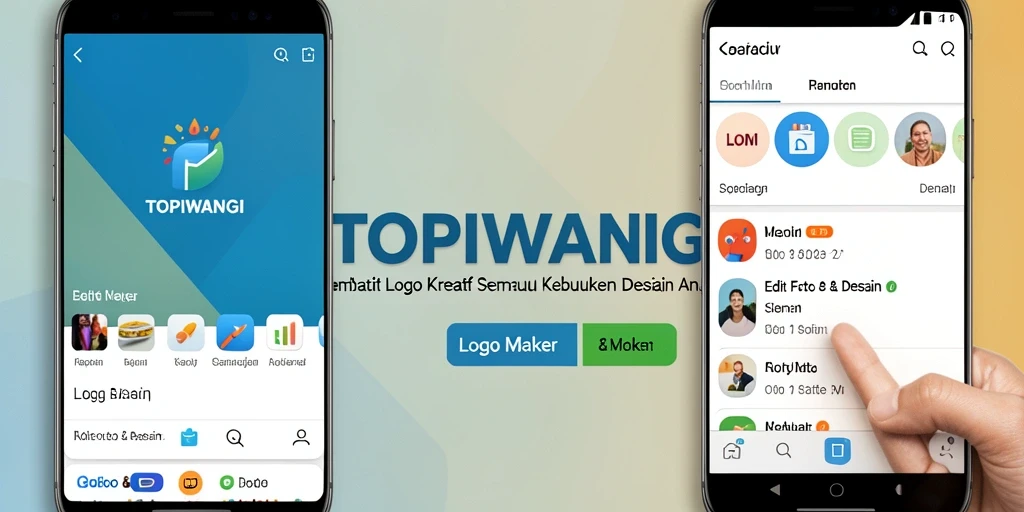 Tampilan antarmuka aplikasi TOPIWANGI yang intuitif dan fungsional.