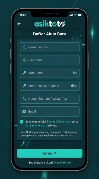 Panduan Mudah Buat Akun Asiktoto untuk Pengguna Android